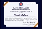 Klinik Psikolog Hande Erçin Psikoloji sertifikası