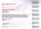 Op. Dr. Güven Görkem Genel Cerrahi sertifikası