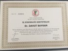 Op. Dr. Davut Baykan Genel Cerrahi sertifikası
