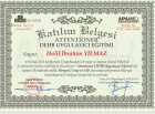 Uzm. Psk. Halil İbrahim Yılmaz Psikoloji sertifikası