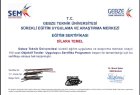 Psk. Dilara Temel Psikoloji sertifikası