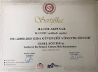 Dyt. Hacer Akpınar Diyetisyen sertifikası