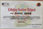 Uzm. Psk. Dan. Yunus Bedir Psikolojik Danışman sertifikası