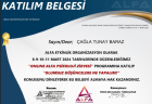 Psk. Çağla Tunay Baraz Psikoloji sertifikası