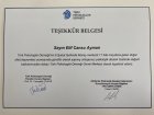 Uzm. Psk. Cansu Ayman Psikoloji sertifikası