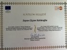 Uzm. Kl. Psk. Gizem Kıtlıkoğlu Özkan Psikoloji sertifikası