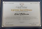 Psk. Dan. Hilal Yetimova Psikolojik Danışman sertifikası