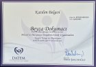 Psk. Beyza Dokumacı Psikoloji sertifikası