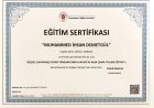 Psk. Muhammed İhsan Demetgül Psikoloji sertifikası