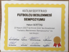 Dyt. Hakan Serttaş Diyetisyen sertifikası