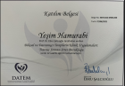 Uzm. Kl. Psk. Yeşim Hamurabi Psikoloji sertifikası