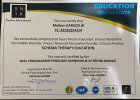 Uzm. Kl. Psk. Meltem Karaçelik Klinik Psikolog sertifikası