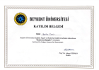 Dyt. Berika Demir Diyetisyen sertifikası