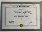 Dyt. Hatice Gürbüz Diyetisyen sertifikası