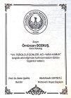 Uzm. Kl. Psk. Ömürcan Bozkuş Psikoloji sertifikası