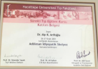 Op. Dr. Alpkorkuttaş Arifoğlu Ortopedi ve Travmatoloji sertifikası