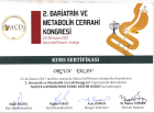 Doç. Dr. Orçun Yalav Genel Cerrahi sertifikası