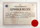 Doç. Dr. Zuhal Çalışkan Dahiliye - İç Hastalıkları sertifikası