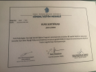Psk. Şaha Çoban Psikoloji sertifikası