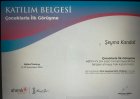 Psk. Dan. Şeyma Kandal Psikolojik Danışman sertifikası