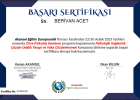 Psk. Dan. Berivan Acet Psikolojik Danışman sertifikası
