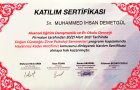 Psk. Muhammed İhsan Demetgül Psikoloji sertifikası