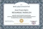Uzm. Psk. Begümsue Taşdelen Psikoloji sertifikası