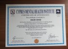 Uzm. Kl. Psk. Engin Deniz Klinik Psikolog sertifikası