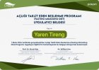 Dyt. Yaren Tireng Diyetisyen sertifikası