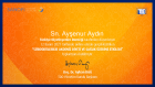 Dyt. Ayşenur Aydın Diyetisyen sertifikası