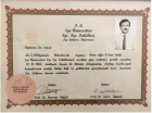 Prof. Dr. Erhan Sesli Ortopedi ve Travmatoloji sertifikası