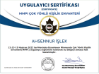 Psk. Ahsennur İşlek Psikoloji sertifikası