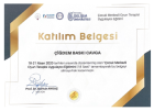 Psk. Dan. Çiğdem Baskı Çavga Psikolojik Danışman sertifikası