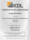 Dil ve Konuşma Terapisti Duygu Demirkan Dil Konuşma Bozuklukları sertifikası