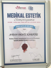 Uzm. Dr. Aydın Deniz Karataş Medikal Estetik Tıp Doktoru sertifikası