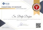 Uzm. Dr. Berfu Doğan Sertifikalı Medikal Estetik sertifikası