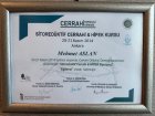 Doç. Dr. Mehmet Aslan Genel Cerrahi sertifikası