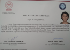 Uzm. Dr. Gülay Şengel Geleneksel ve Tamamlayıcı Tıp sertifikası