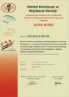 Uzm. Dr. Bilgehan Biçer Fiziksel Tıp ve Rehabilitasyon sertifikası