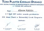 Op. Dr. Hüsrev Purisa El Cerrahisi ve Mikrocerrahi sertifikası