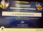 Op. Dr. Gayem İnayet Turgay Kadın Hastalıkları ve Doğum sertifikası