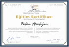 Psk. Fatma Gürdoğan Psikoloji sertifikası