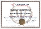 Uzm. Kl. Psk. Alperen Karabulut Klinik Psikolog sertifikası