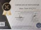 Psk. Dan. İrem Doğan Psikolojik Danışman sertifikası