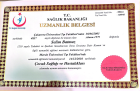 Uzm. Dr. Selim Batmaz Çocuk Sağlığı ve Hastalıkları sertifikası