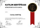 Psk. Cansu Sarıtaş Psikoloji sertifikası