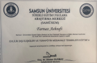 Psk. Dan. Farnaz Başarır Aşrafi Psikolojik Danışman sertifikası