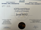 Psk. Şevval Batgi Psikoloji sertifikası