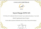 Psk. Dan. Duygu Soycan Psikolojik Danışman sertifikası