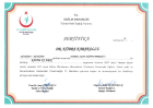 Op. Dr. Kübra Karakolcu Kadın Hastalıkları ve Doğum sertifikası